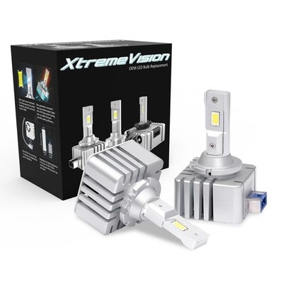 Xtremevision G2 D8S D8R LED Headlight Bulb - 8000LM 6500K 45W Replacement Kit