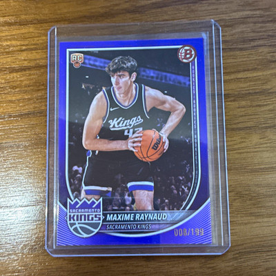 Topps 2025-26 Bowman Chrome Maxime Raynaud RC #BCV-43 Fuchsia /199