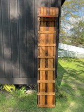 Adirondack 8  Foot Toboggan antique Cabin Decor Wood Winter Sled VTG Christmas