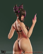 Juri Han en pijama [+NSFW] - Estatua pintada a mano - Escala 1/6 - 13 pulgadas / 33 cm