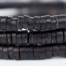 5 Strands Coconut Shell Heishi Beads