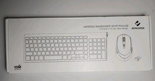 Joyaccess Wireless Quiet Slim Keyboard Mouse SET - Black/Silver