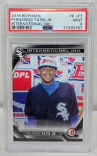 2016 Bowman International Ink FERNANDO TATIS JR RC ROOKIE CARD PSA 9 MINT