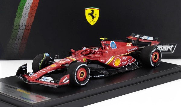 Looksmart 1/43 Ferrari F1 SF24 Sainz Austin Gp 2024 Statisches Modell Diecast-image