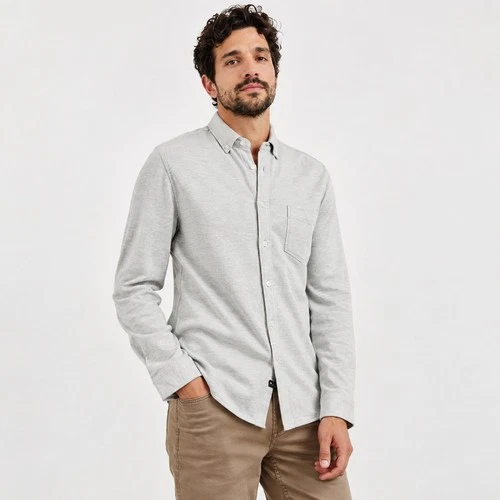 Rails Berkeley Light Grey Soft Brushed Lightweight Flannel Shirt Jacket M - product listing photo