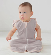 ZigJoy Swaddle Baby Transition Swaddle Sack 1.0 TOG Baby Clothes Sleepsack Pink