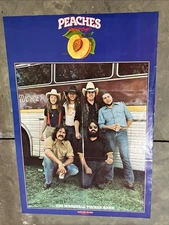 The Marshall Tucker Band 1974 Capricorn Records Peaches Promo Poster 23.5x35