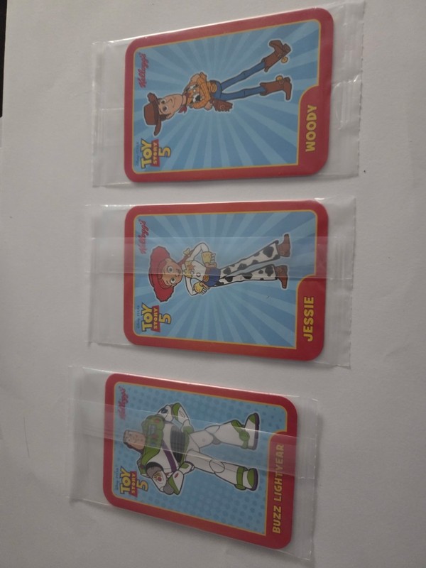 kelloggs toy story 5 CARDS