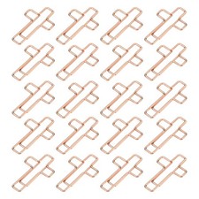 20 Pcs Paper Clip,for Office, Art, Home, Daily Use Rose Gold, 1.3-inch 