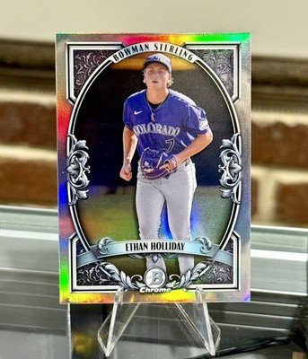 2026 Bowman Chrome STERLING - ETHAN HOLLIDAY #BST-11 Rockies Top Prospect