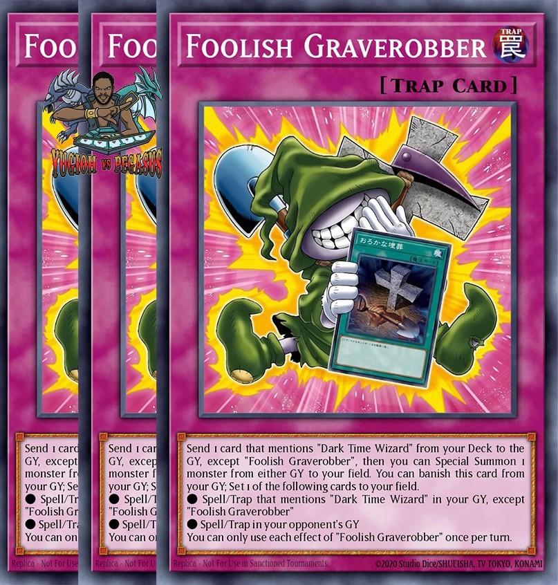 Yugioh! 3x Foolish Graverobber BETB-EN070 Common 1st Ed NM