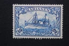 GERMANY COLONIES GERMAN MARIANEN YACHT SERIES STAMP 2 Mark Mi Nr. 17 MH