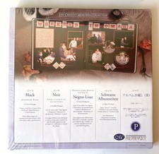 Creative Memories 12x12 Black Scrapbook Pages 15 Sheets Old Style 2004 NIP