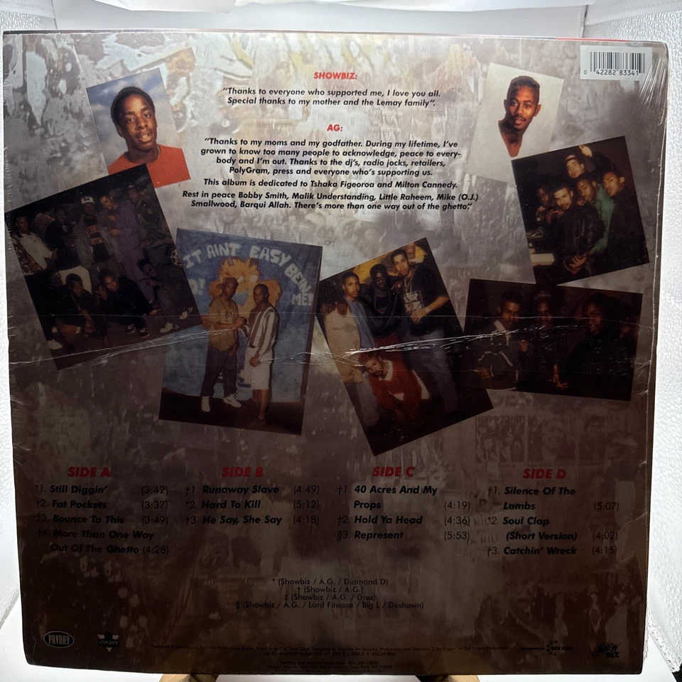 SHOWBIZ & A.G. - Runaway Slave - 2 Vinyl - BRAND NEW/STILL SEALED - Imagem 2 de 4