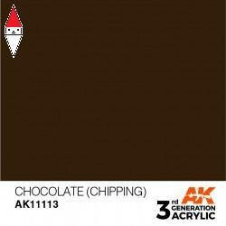 ACRILICO MODELLISMO AK INTERACTIVE CHOCOLATE (CHIPPING) 17ML