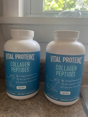 2 - Vital Proteins Collagen Peptides, 360 Capsules per Bottle, Exp 03/2027
