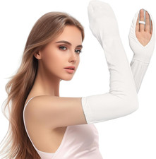 UV Sun Protection Arm Sleeves for Women, UPF 50 Long Sleeve Women, Cooling Glove