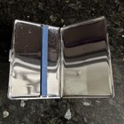 Vintage Chrome Metal Cigarette/Card Case