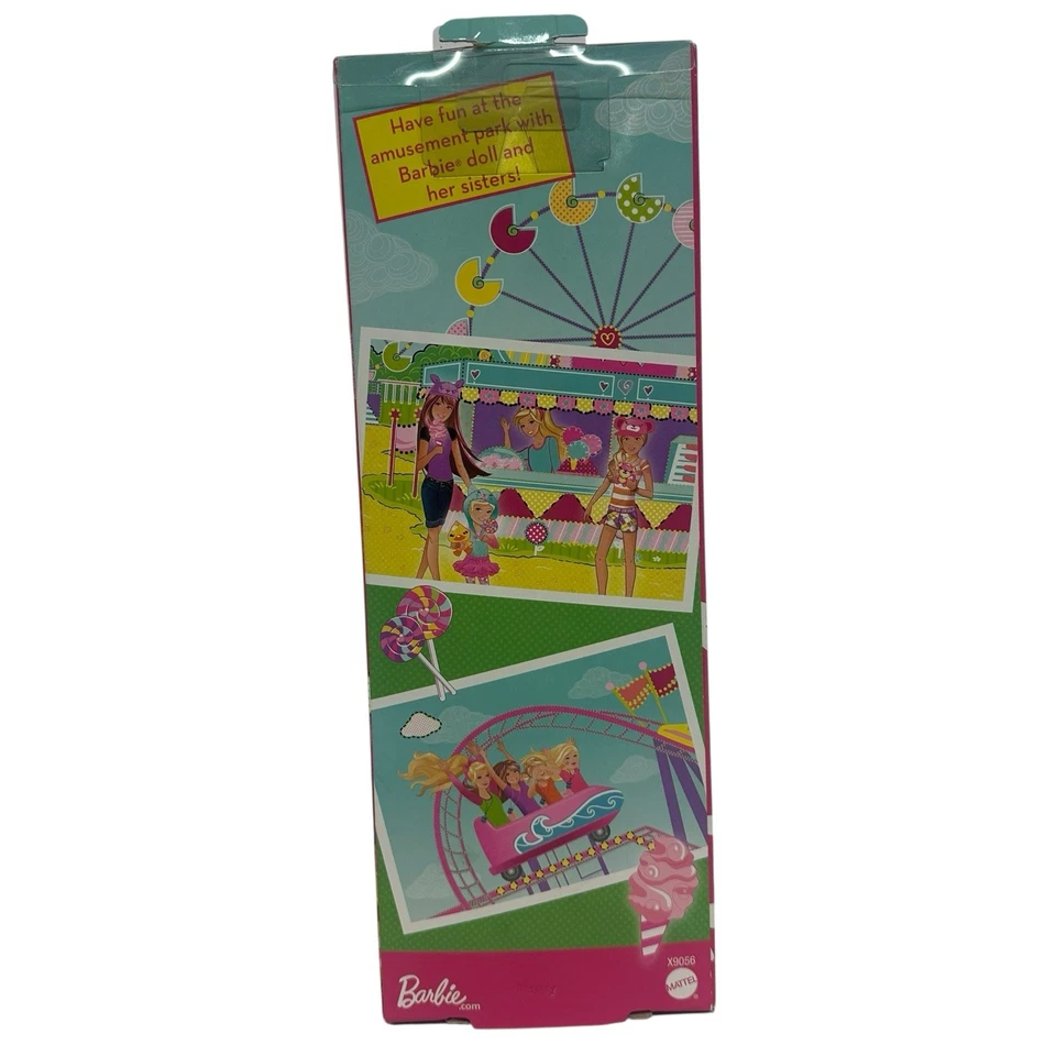 Barbie Hermanas Parque de Atracciones Patrón Muñeca con Sombrero de Gatito Púrpura Foto 2 de 4