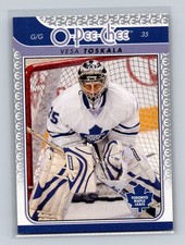 2009-10 O-Pee-Chee #401 Vesa Toskala Toronto Maple Leafs