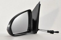 AußEnspiegel Passend FüR Smart Fortwo 451 01/2007- Links Fahrerseite Schwarz