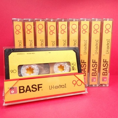   10x BASF LH extra I 90 | IEC II Type 2 | Kassetten Cassettes кассеты | 1981