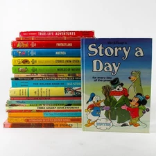 Lot of 19 Golden Press Large HC - Classic Children's & Disney Stories