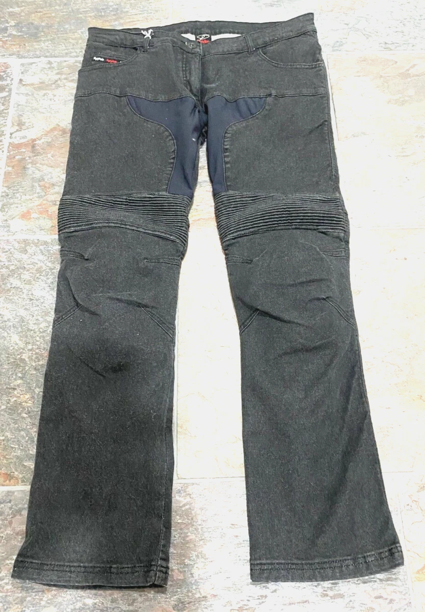 SPYKE Ladies Motorcycle Jeans UK 18 36