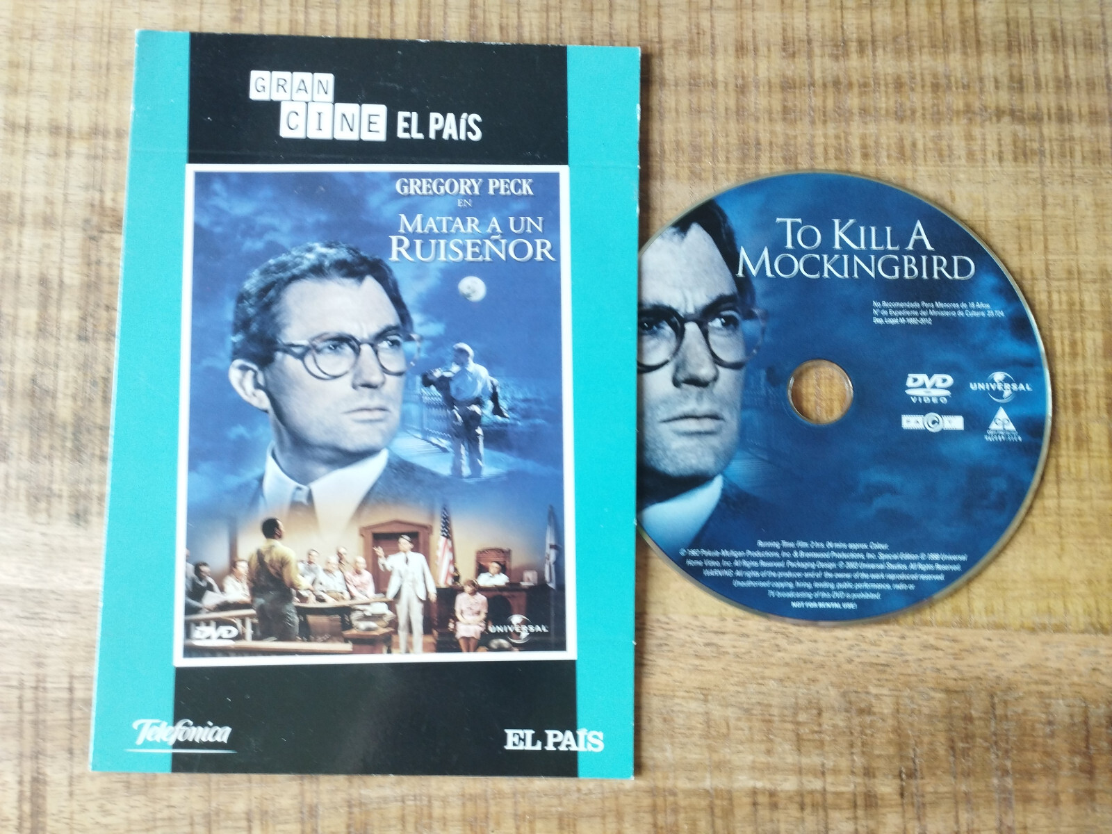 Kill a Mockingbird Gregory Peck Robert Mulligan - DVD Spanish English Region 2