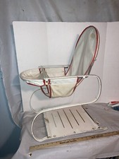 Vintage Baby Jumper Rocker Seat Teeterbabe Red White Model 56 Antique National