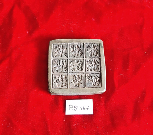 Antique Goddess Navdurga Bronze Jewelry Mold Dye Old Goldsmith Tool Rare BS367