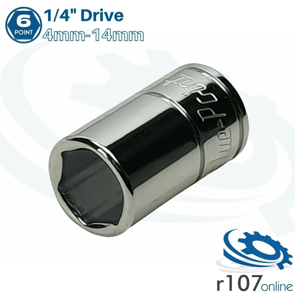 Blue Point 1/4" Shallow & Deep Sockets 4mm-14mm - As sold by Snap On - Image 3 of 4