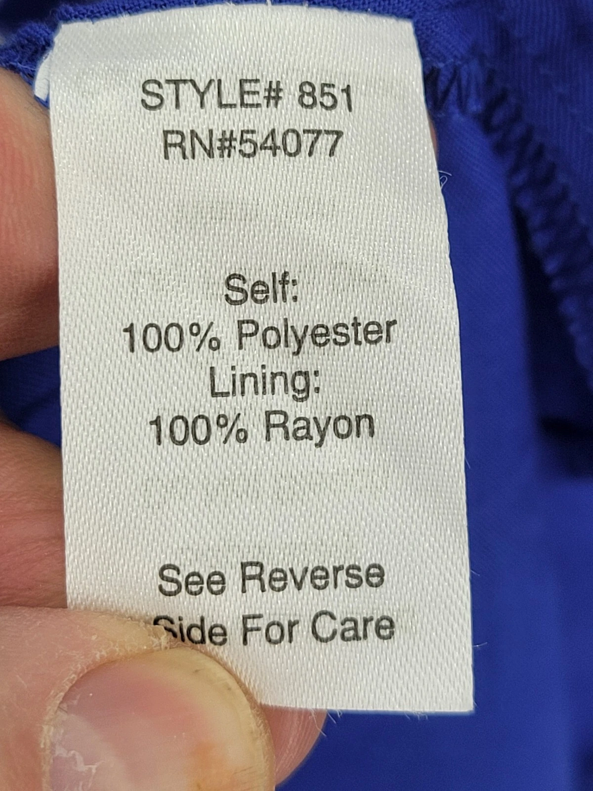 VETEMENTS Abito Cabi donna blu medio floreale salice orlo asimmetrico floreale romantico artistico