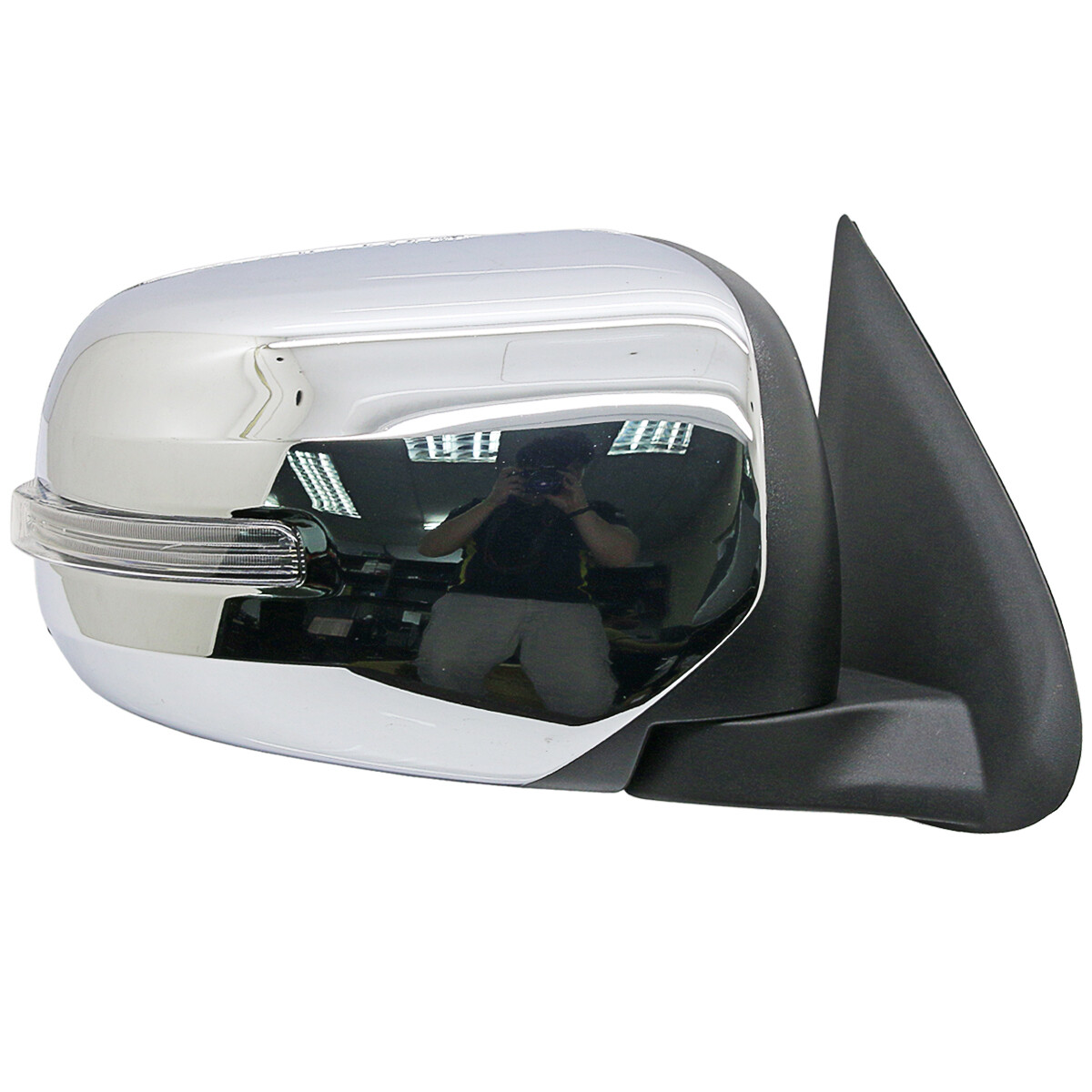 Chrome Right Exterior Side Mirror w/ LED For Mitsubishi Triton