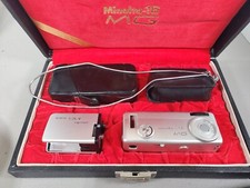 Vintage Minolta 16 MG 16mm Camera Kit w/ Flashgun, Case, strap