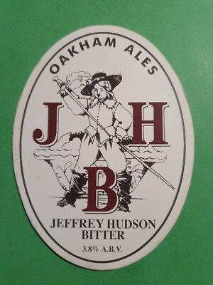 OAKHAM Brauerei Bier Pumpe Clip vorne JHB Real Ale Abzeichen Jeffrey Hudson Bitter