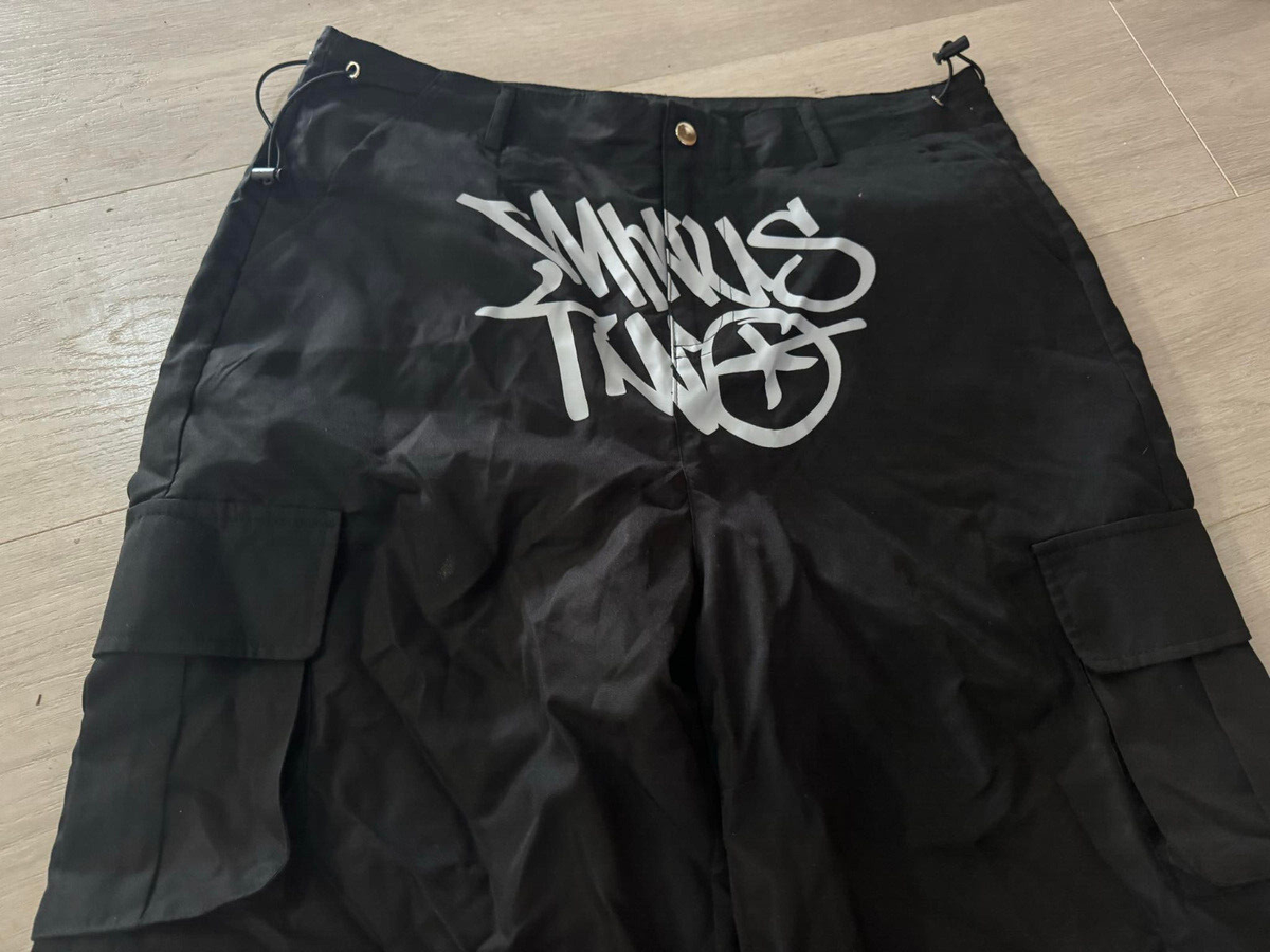 Minus Two Cargos Pants Black Med with Grey Logo 32x28 | eBay Minus Two Cargos Pants Black Med with Grey Logo 32x28 | eBay