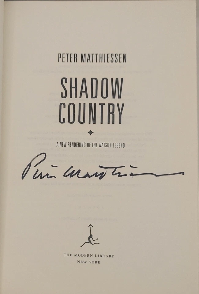 Peter Matthiessen Shadow Country Signed Hardcover Edition - Image 4 of 4