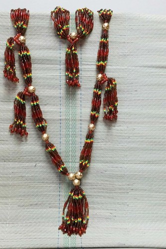 Collar de Mazo de Ochun ( Ibukole )30"