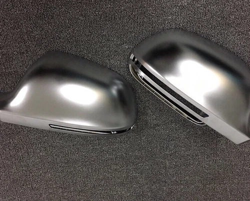 For Audi A3 S3 2008-2010 Matt Chrome Wing Mirror Covers OEM-fit