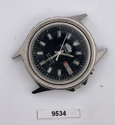 PROJECT TO FIX ORIENT DIVER DAY DATE AUTO MIDSIZE 469DB760 CA EU SHIP WATCH 9534
