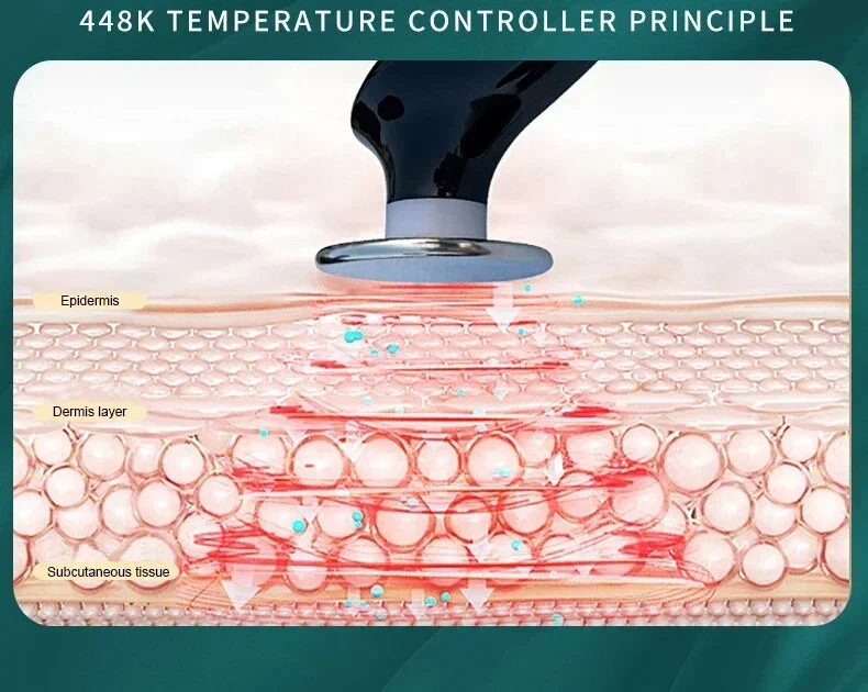 Hot Tecar Therapy Machine Physiotherapy CET RET 448khz Sports Injury Pain Relief image 12