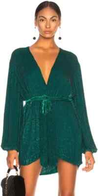 NWT Retrofete Gabrielle Teal Sequin Wrap Dress Size Large Retail $675 | eBay NWT Retrofete Gabrielle Teal Sequin Wrap Dress Size Large Retail $675 | eBay
