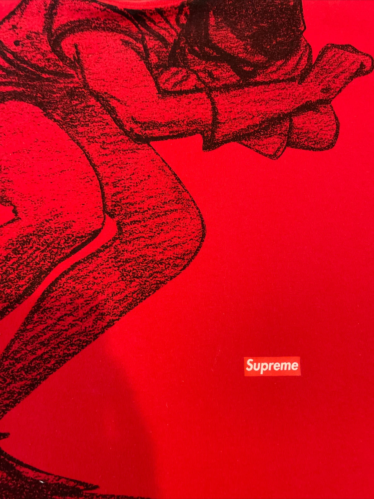 Very rare Supreme Robin Live To Ride, Ride to Live T shirt Medium Red