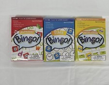 Bendon Play N Learn Bingo Set of 3 Alphabet, Time, United States New Sealed