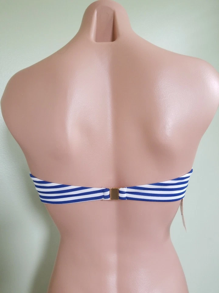 Top de bikini Zinke Taylor a rayas con aros talla S AH12 Foto 3 de 3