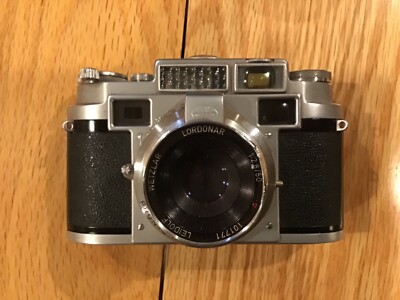 Vintage Leidolf Wetzlar Lordomat camera+ 50 lens in Prontor SVS