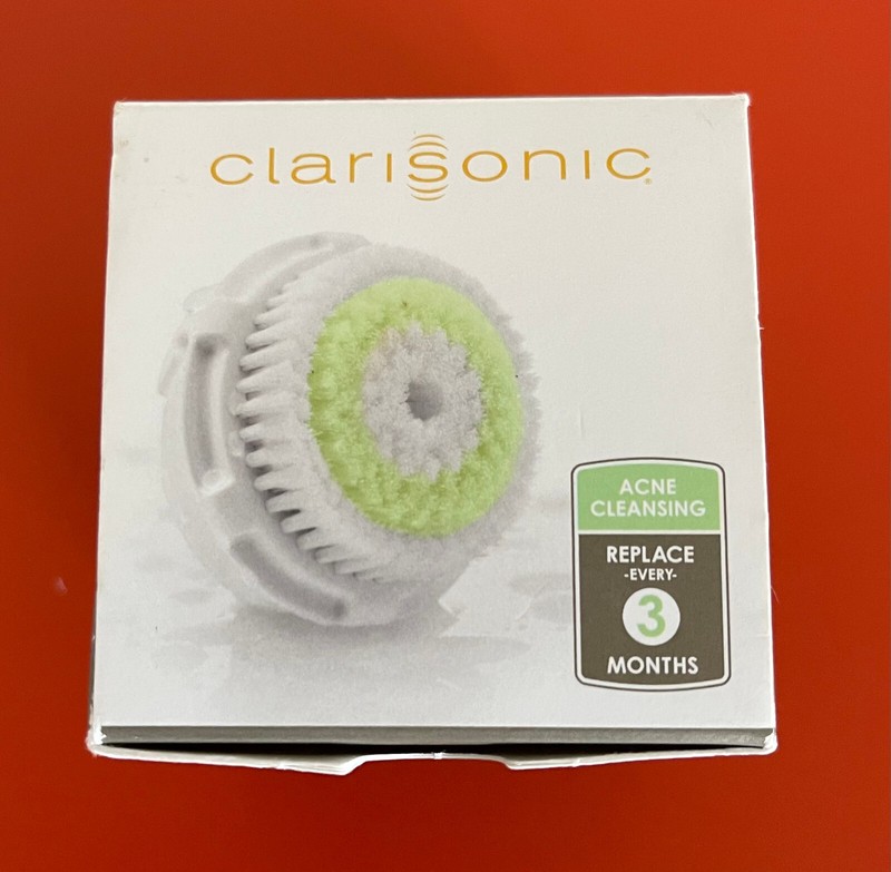 CLARISONIC - Replacement Brush Head Twin Pack Acne Cleansing - Brand New