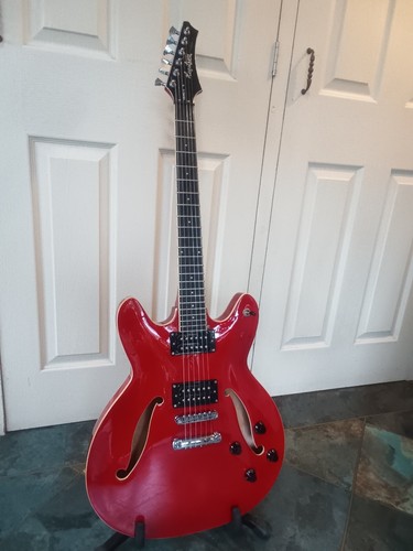 Hagstrom Viking 2 Ultralux Semi Acoustic Electric Guitar + Gator Hardcase