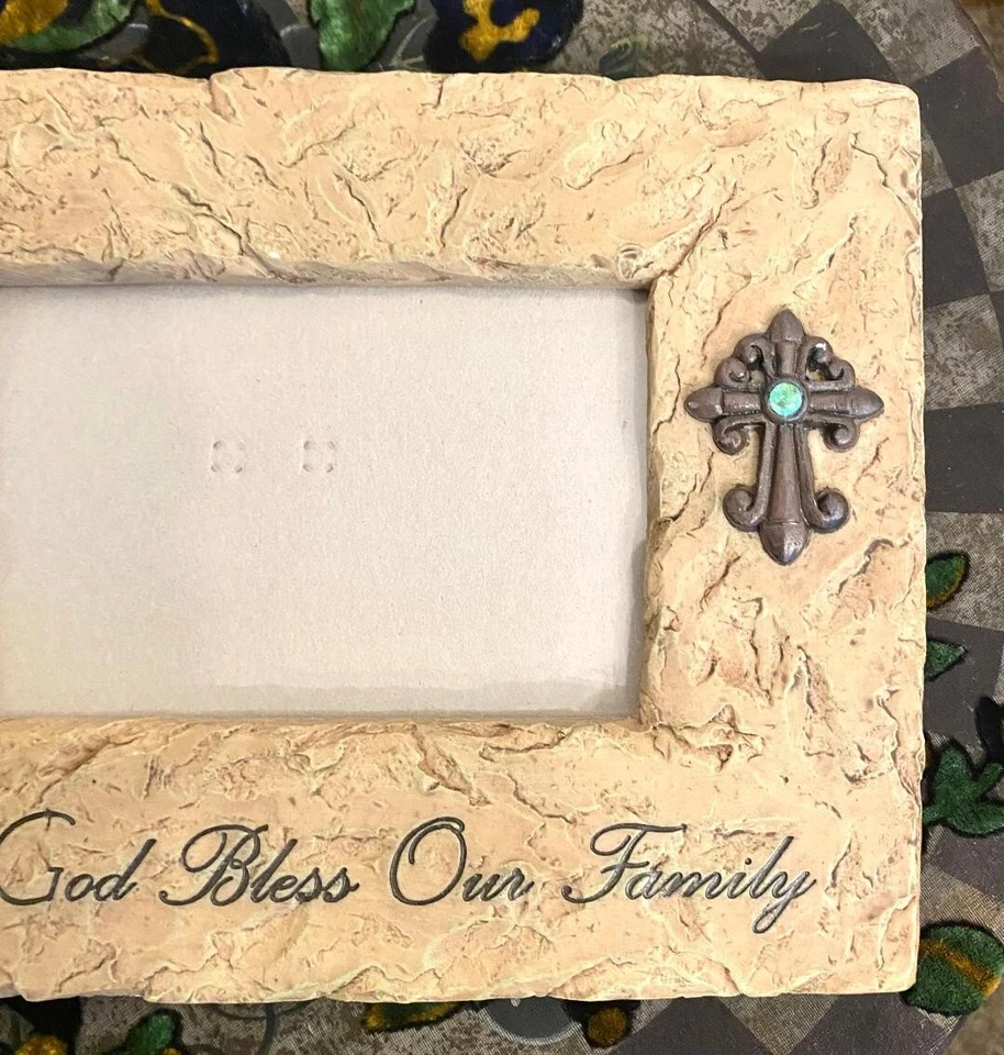 4x6 Photo Frame God Bless Our Family, The Faith Collection  - Image 3 of 4